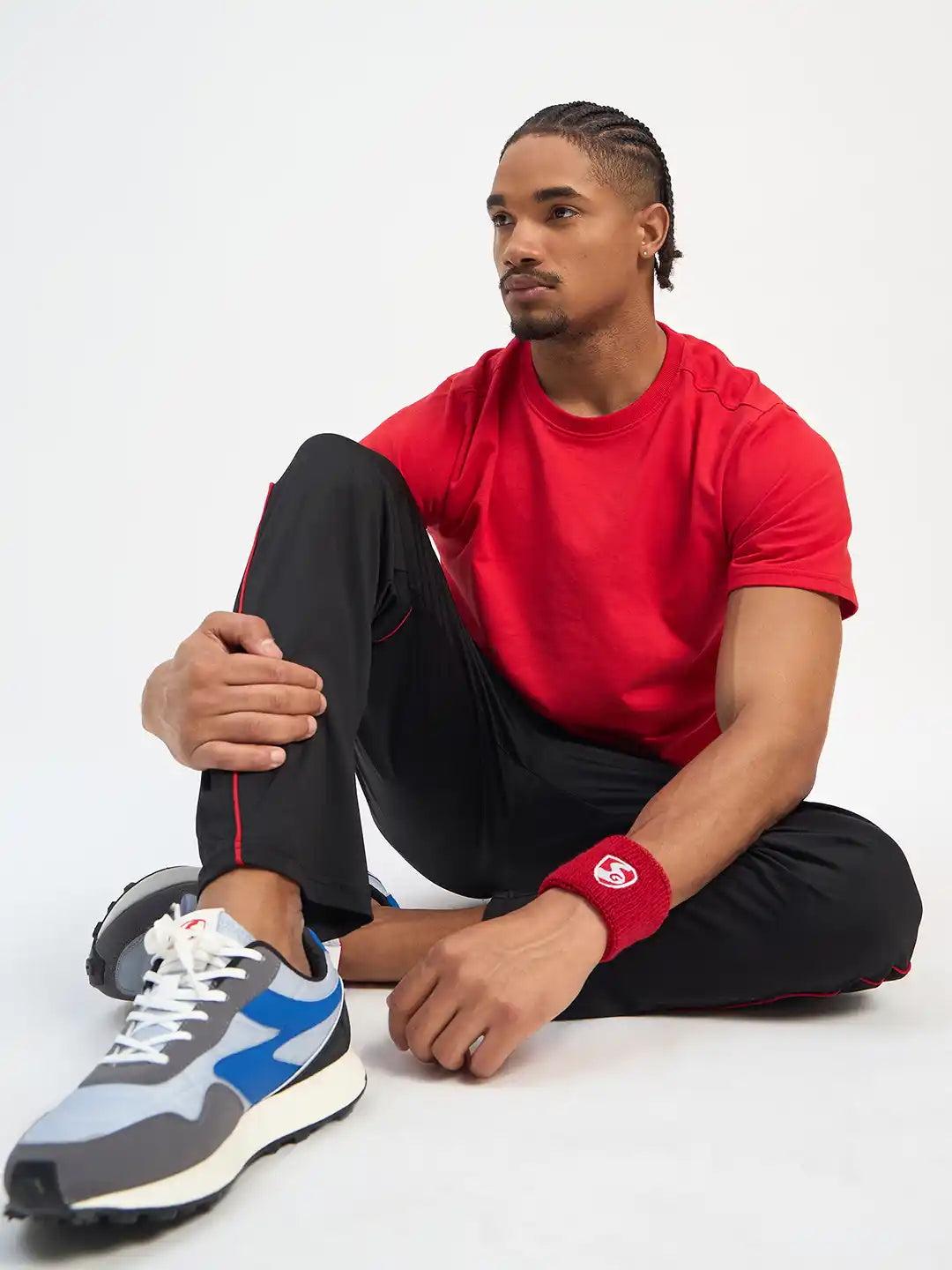 SG H2MTP83982 Men Black Track Pant