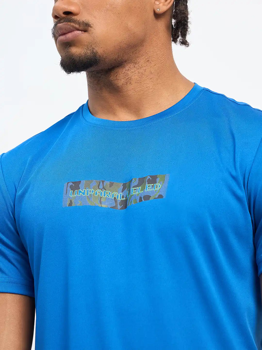 SG H1MT84142 Men Aqua T-Shirt