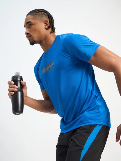 SG H1MT84142 Men Aqua T-Shirt