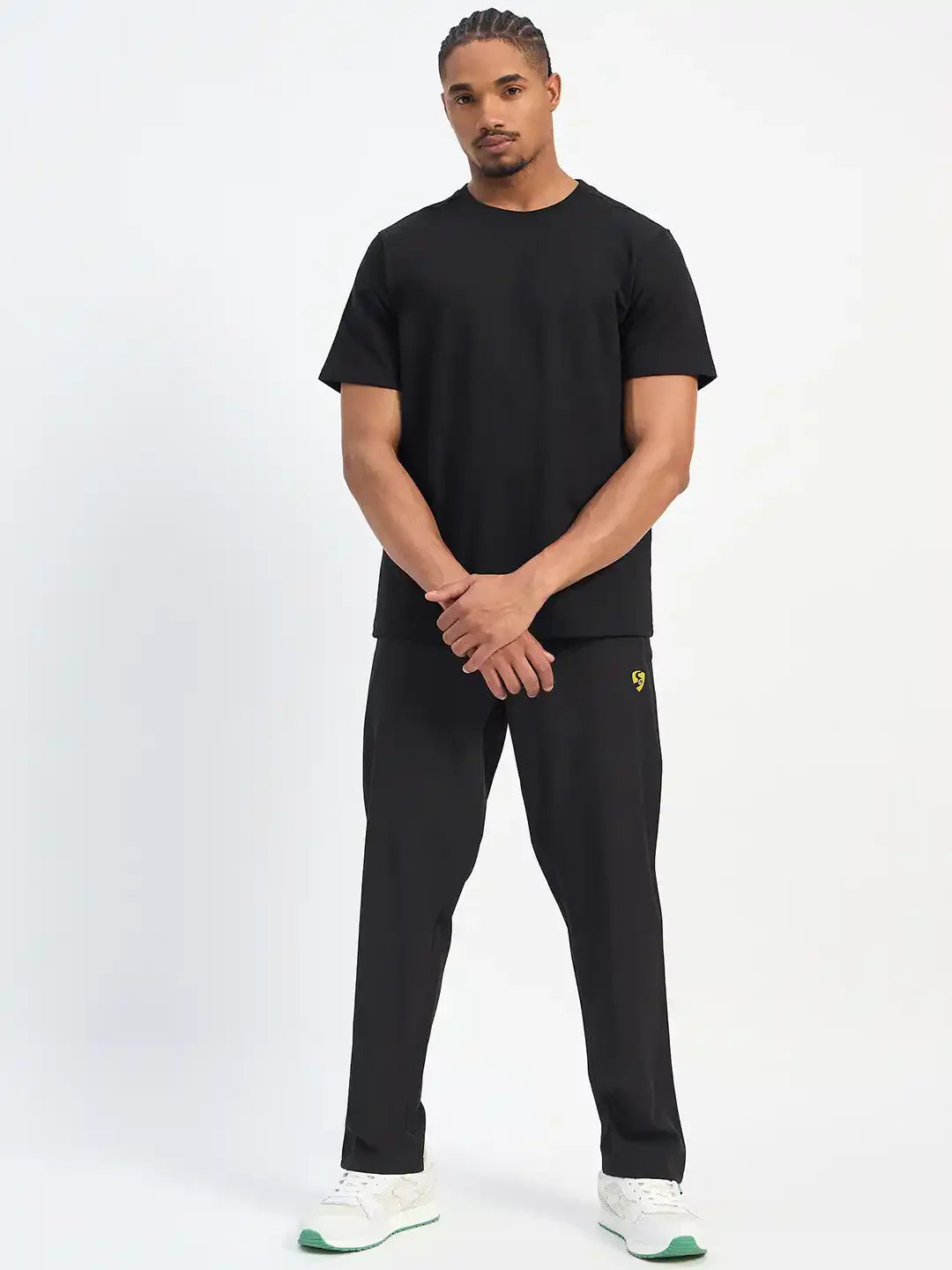SG H1MT84181 Men Black T-Shirt