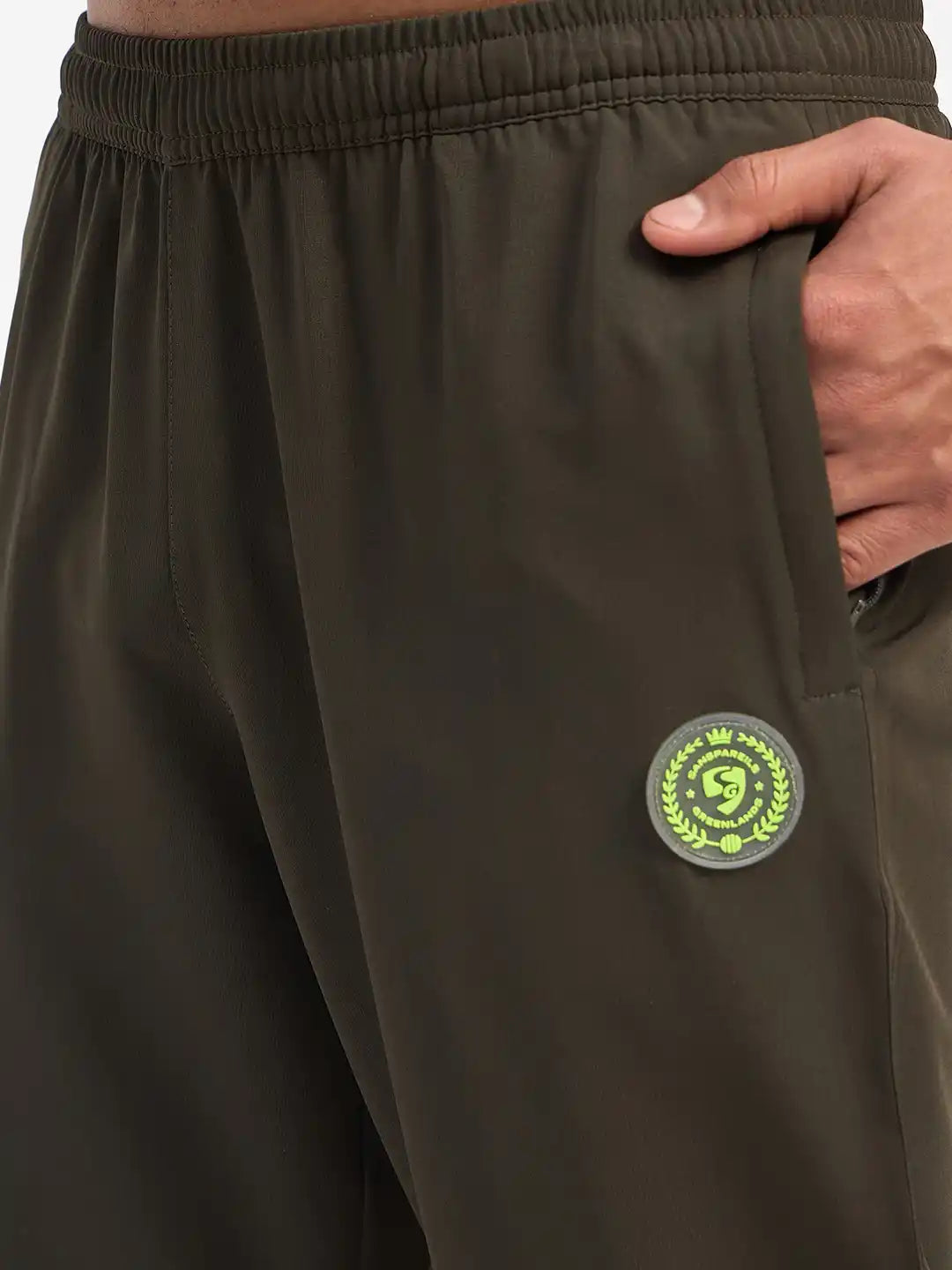 SG H2MTP84001 Men Olive Track Pant