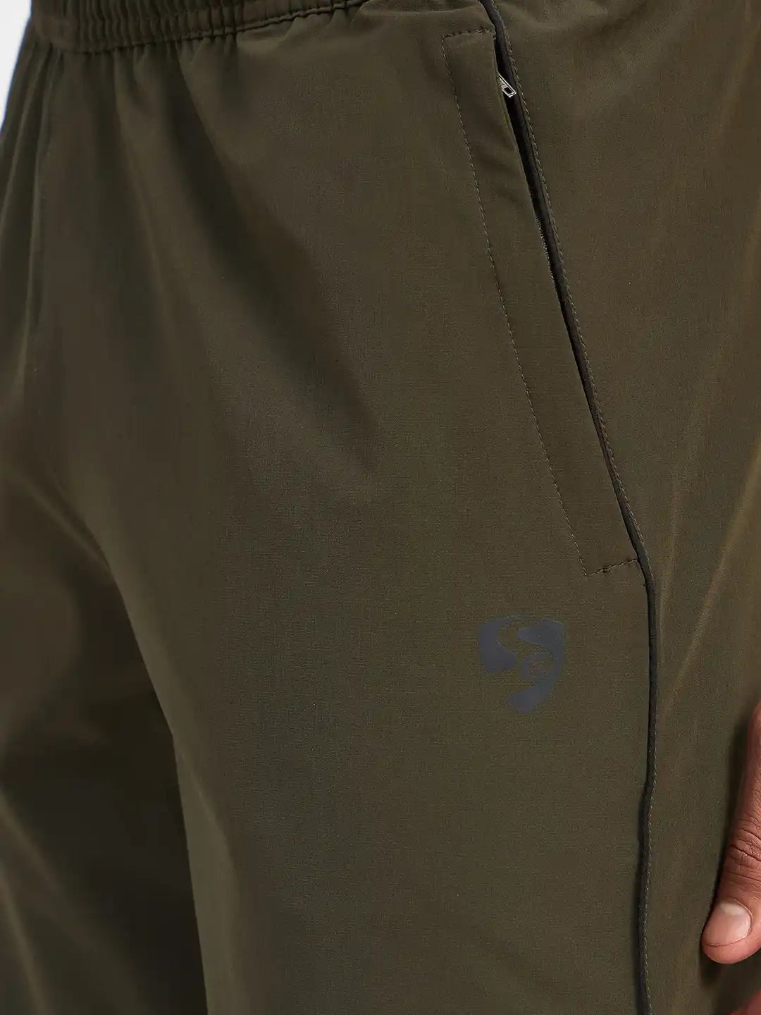 SG H1MTP84031 Men Olive Track Pant