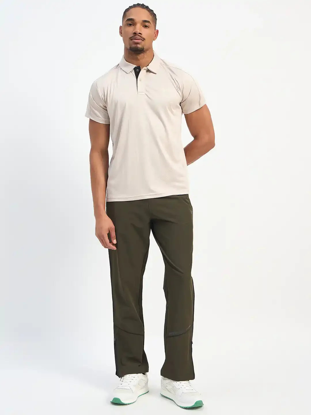 SG H1MTP84031 Men Olive Track Pant