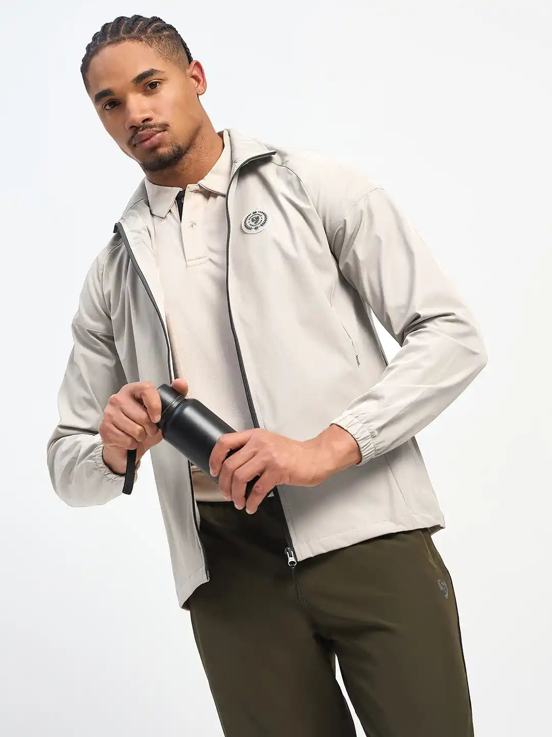 SG H1MJ84052 Men Light Moss Ross Jacket