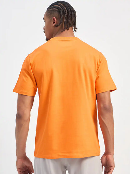 SG H1MT84171 Men Orange T-Shirt