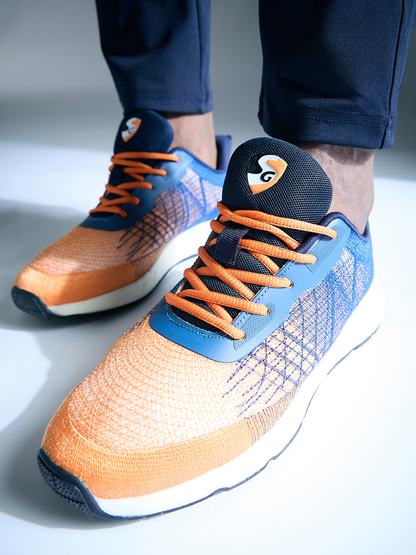 SG SPECTURM Running Sports Shoes Men and Boys - Navy/Orange