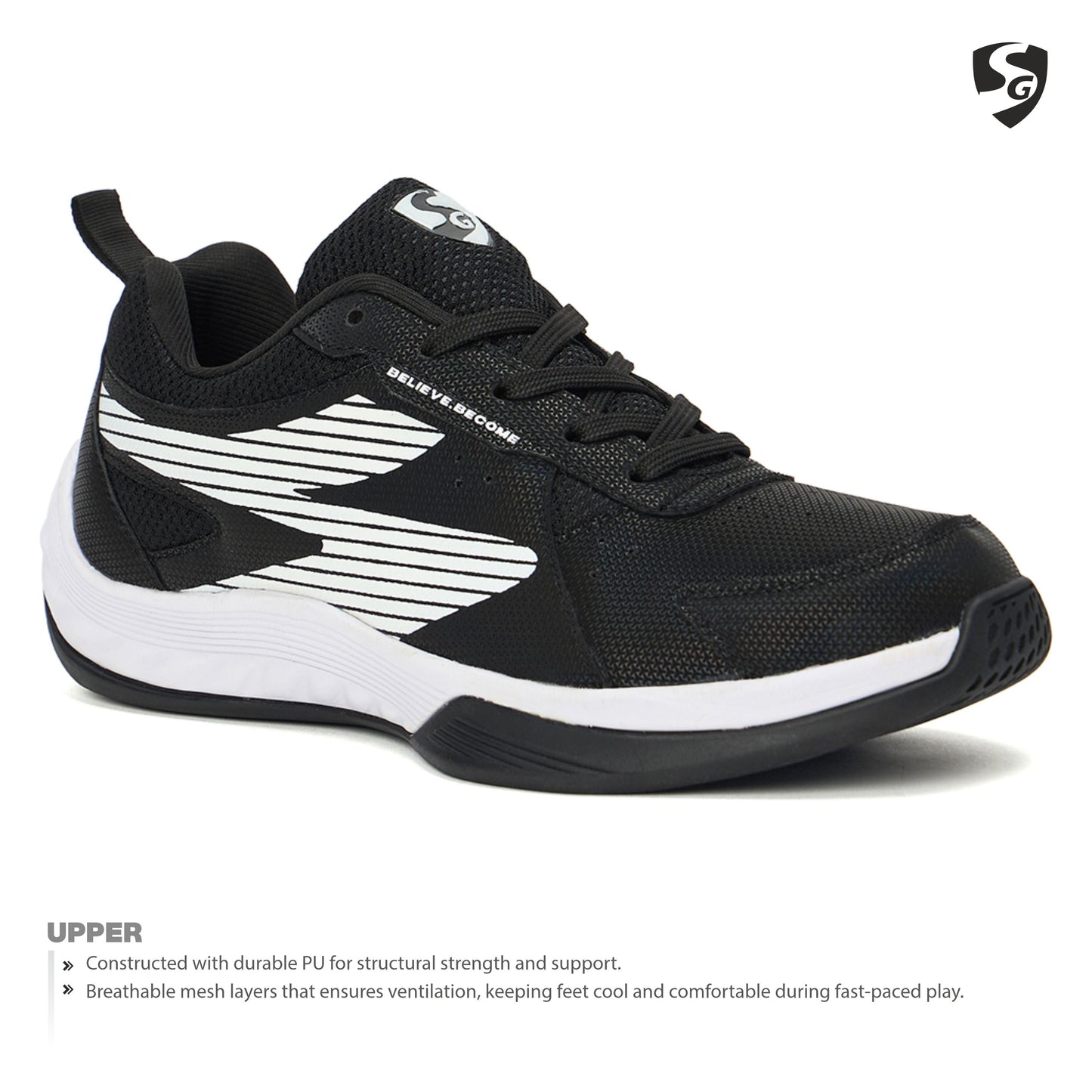 SG EASE Shoes Black/White