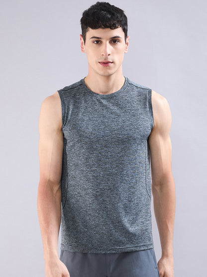 SG Men's T-Vest Melange Grey