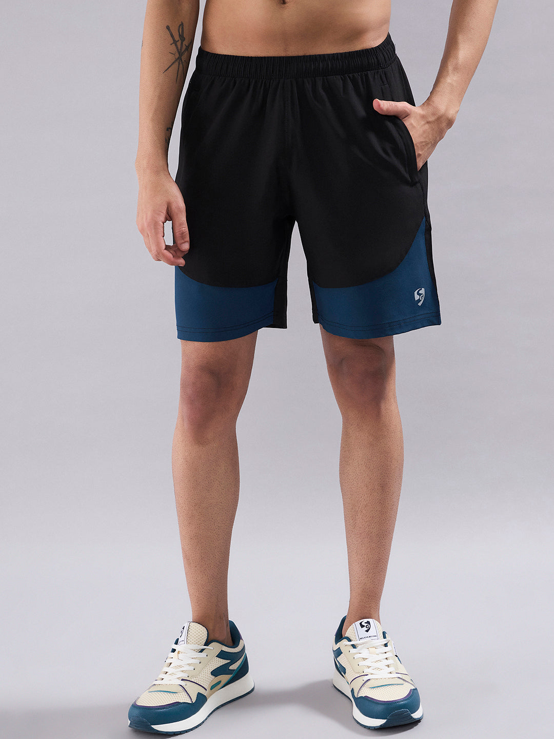 SG Men's Shorts Black/ Teal
