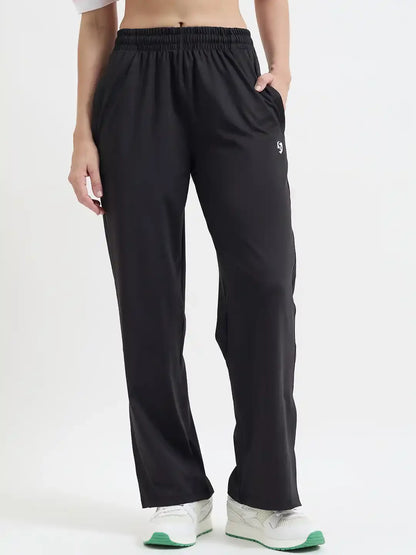 SG H1WTP83461 Women Black Track Pant