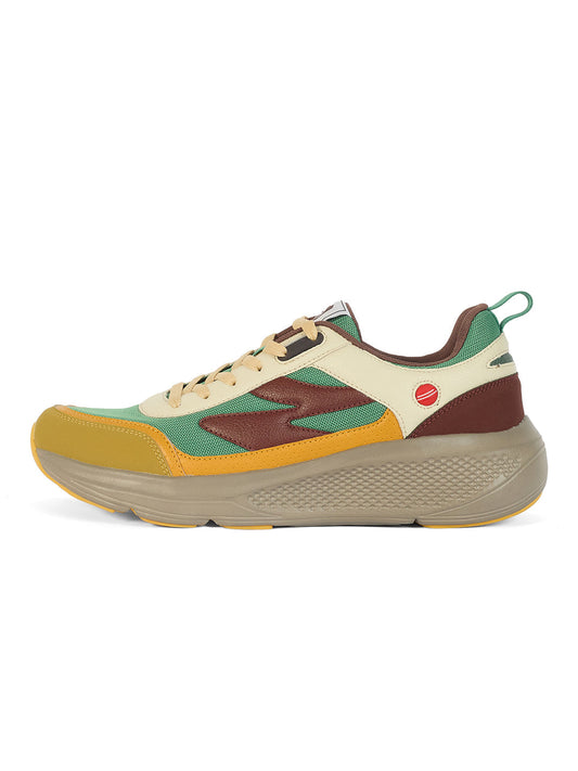 SG ARENA Lifestyle Shoes - Yellow/Green/Red