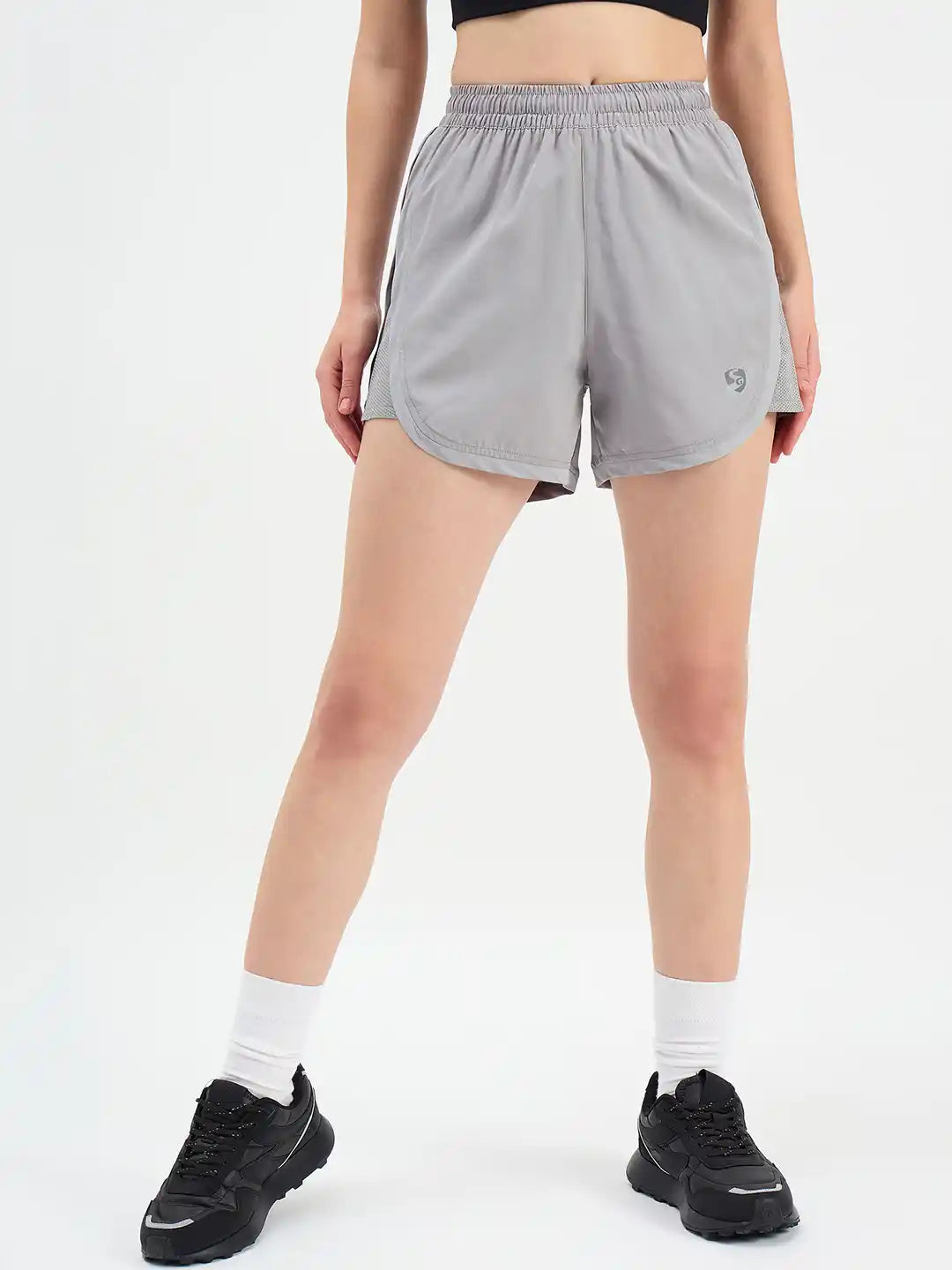 SG H2WS83251 Women Grey Shorts