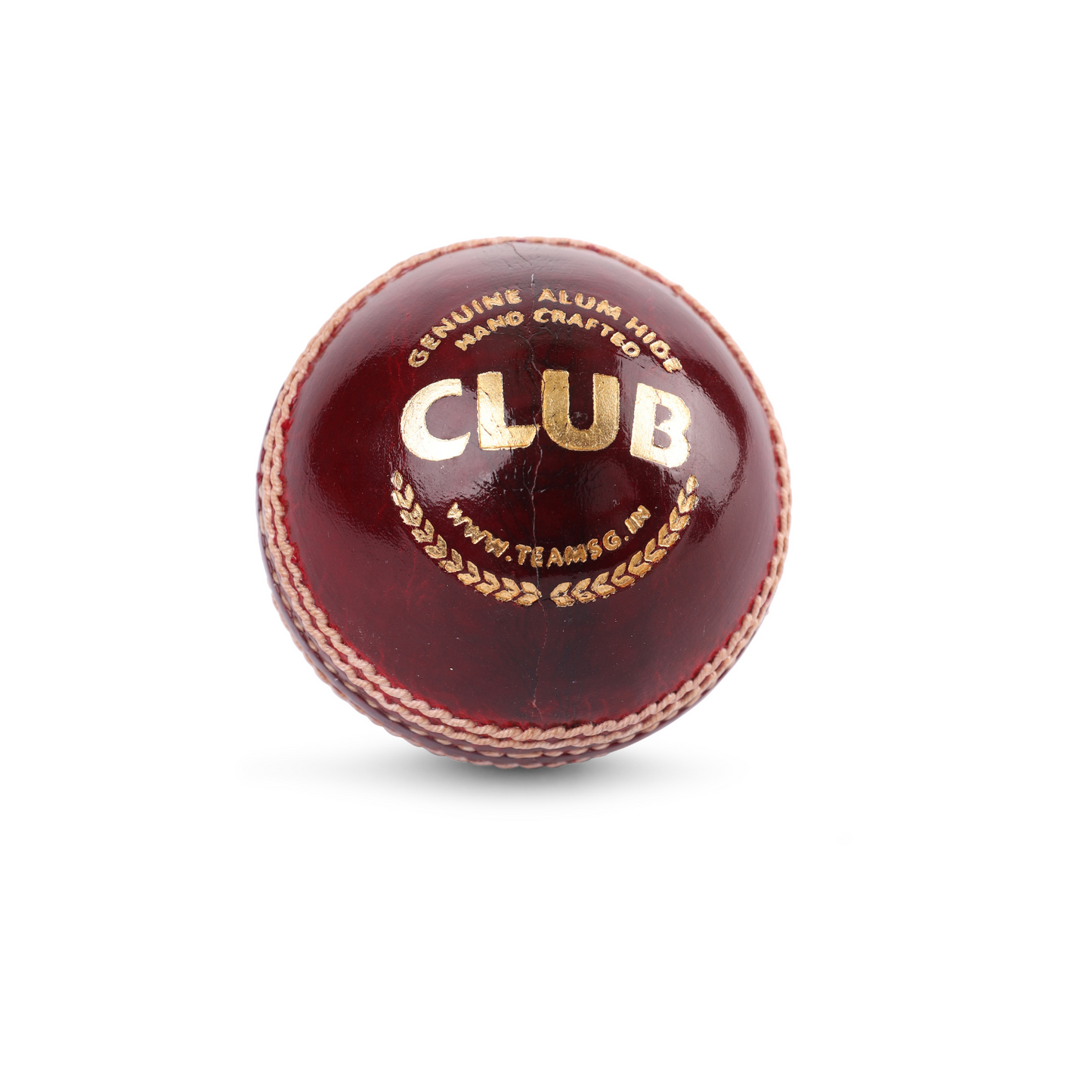 SG Club Red Cricket Leather Ball (Pack of 2)