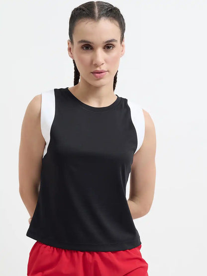 SG H1WV83082 Women Jet Black T-Vest
