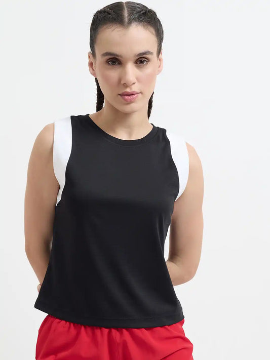 SG H1WV83082 Women Jet Black T-Vest