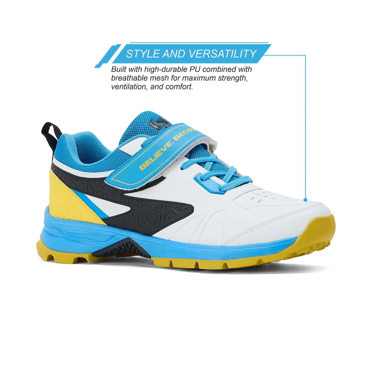 SG CENTURY PACE Shoes White/Blue/Yellow