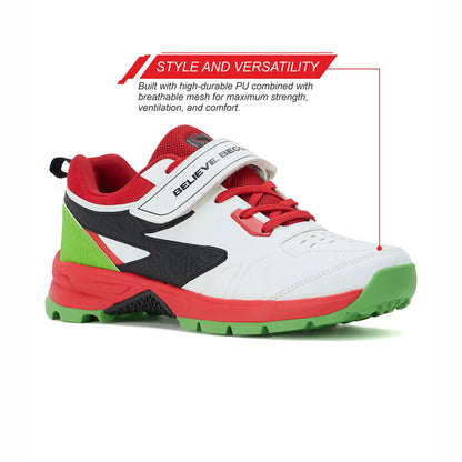 SG CENTURY PACE Shoes White/Red/Lime Green
