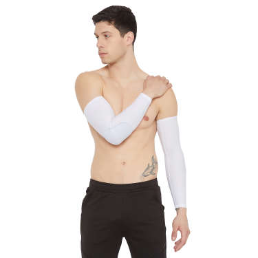 SG Icon White Padded Cricket Sleeve
