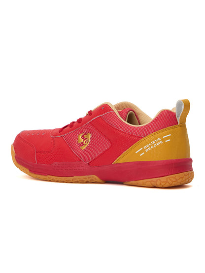 SG COURT PRO Shoes Red/Gold