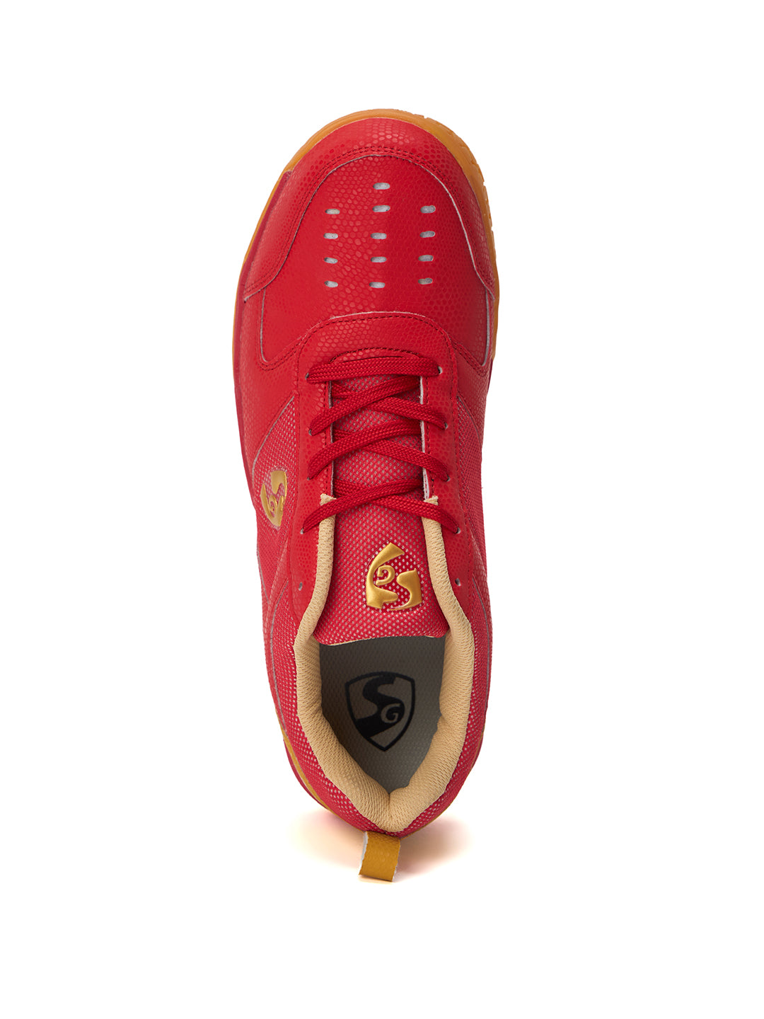 SG COURT PRO Shoes Red/Gold
