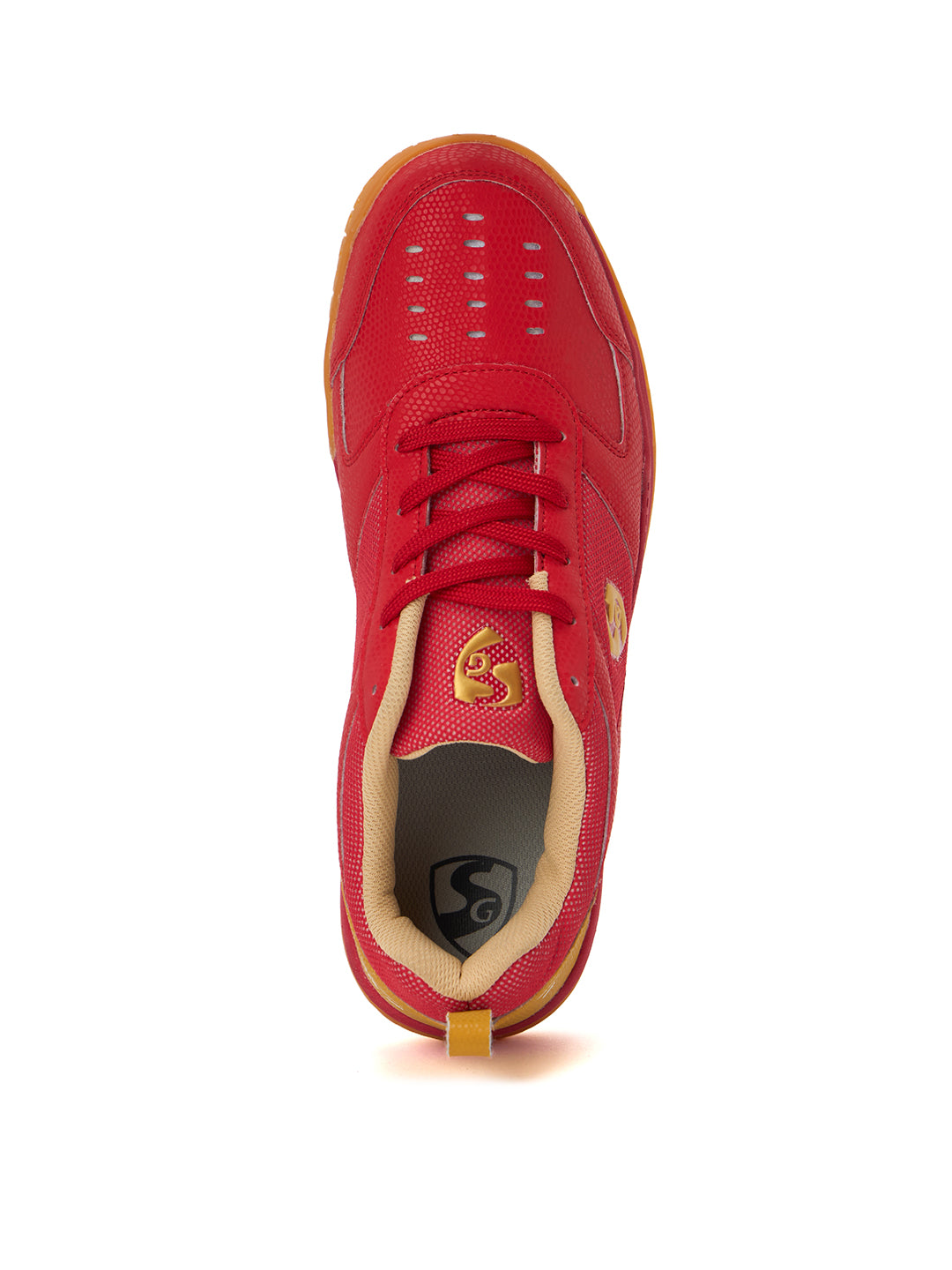 SG COURT PRO Shoes Red/Gold