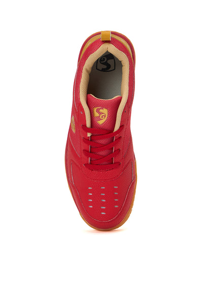 SG COURT PRO Shoes Red/Gold