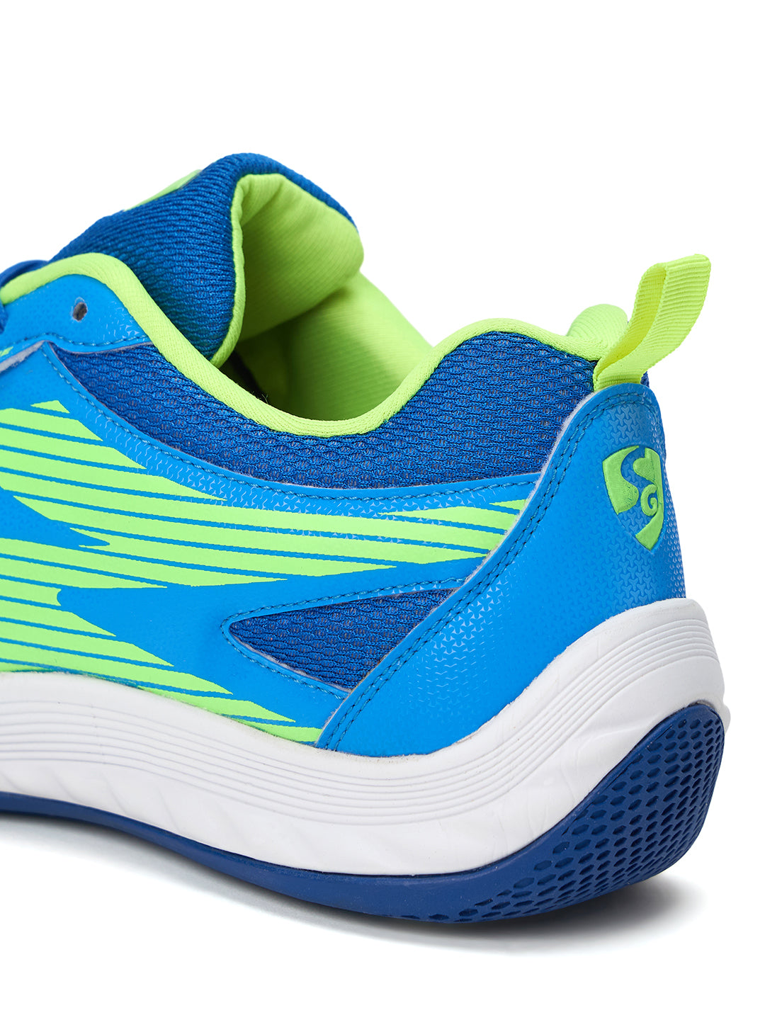 SG EASE Shoes Electric Blue/Lime Green