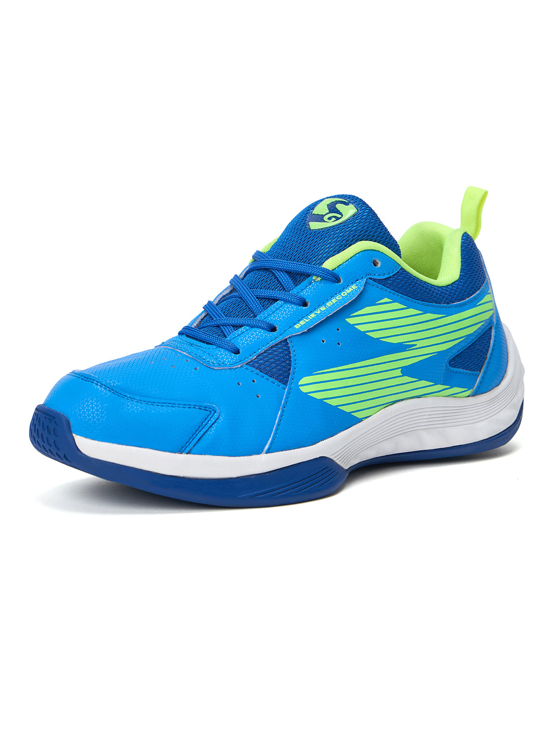 SG EASE Shoes Electric Blue/Lime Green