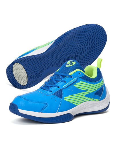 SG EASE Shoes Electric Blue/Lime Green