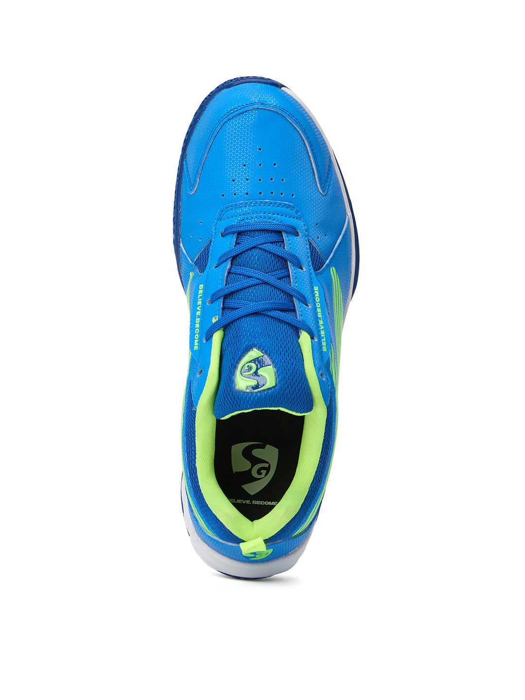 SG EASE Shoes Electric Blue/Lime Green