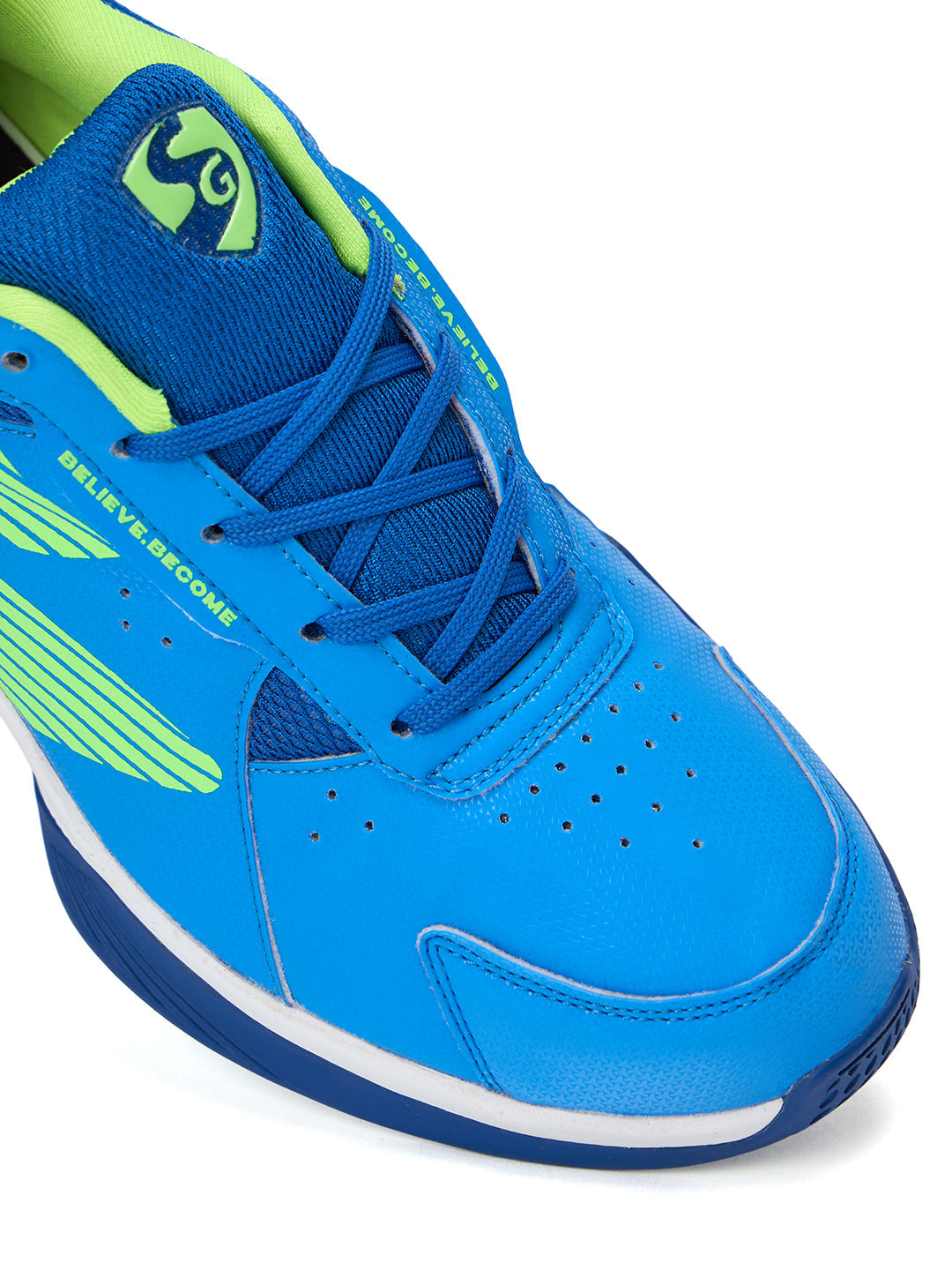 SG EASE Shoes Electric Blue/Lime Green