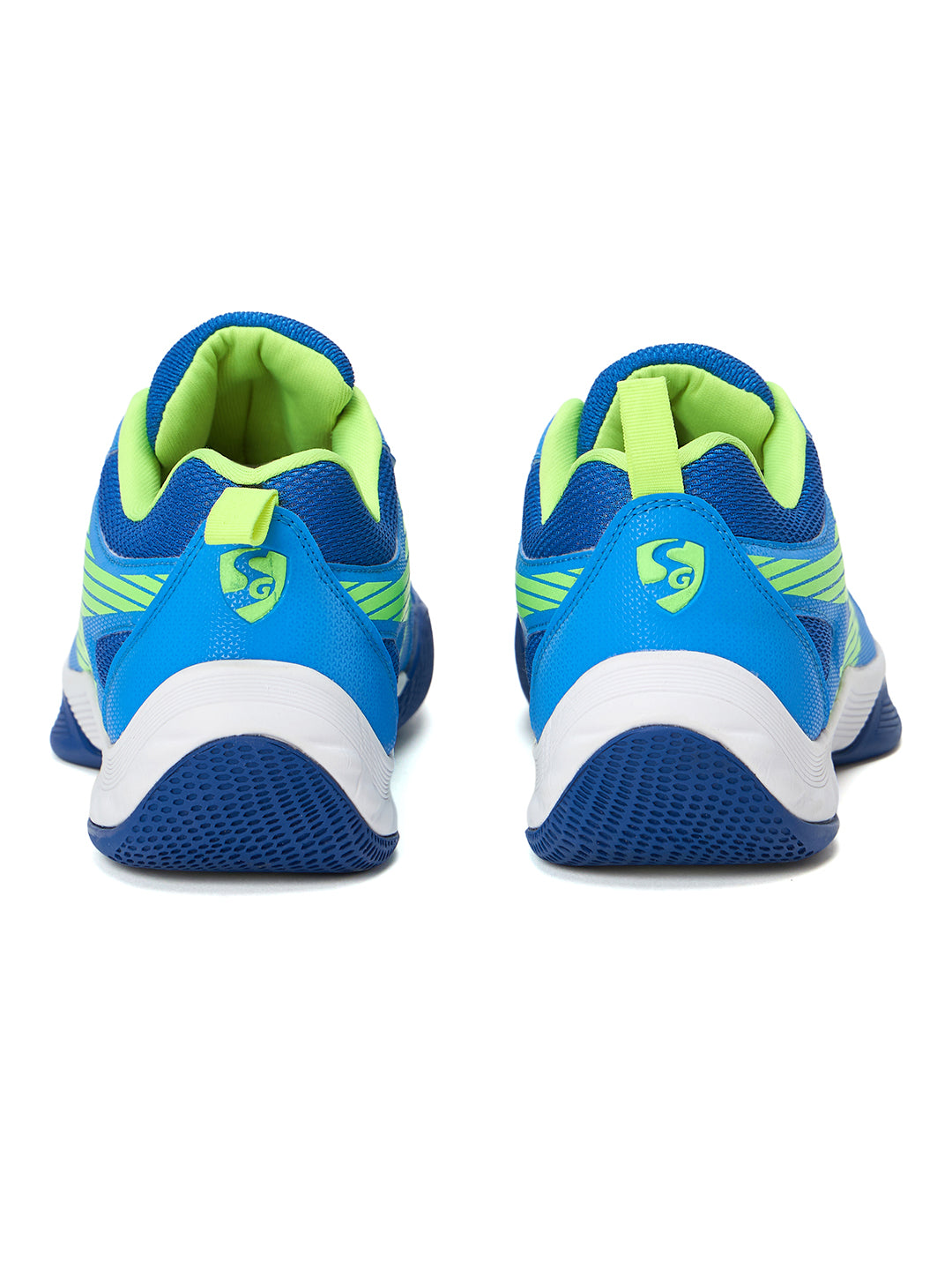 SG EASE Shoes Electric Blue/Lime Green