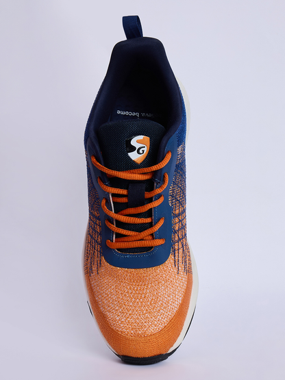 SG SPECTURM Running Sports Shoes Men and Boys - Navy/Orange