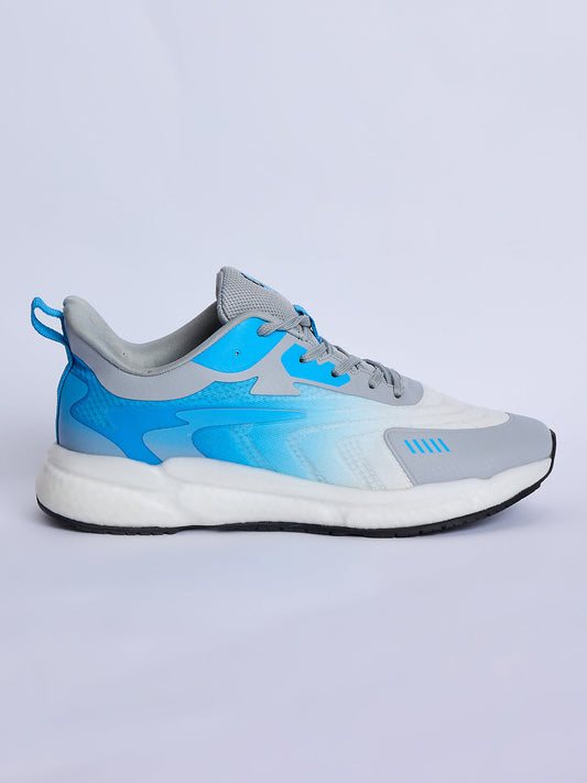 SG GLIDE Running Sports Shoes Men and Boys - Sky/White/Grey