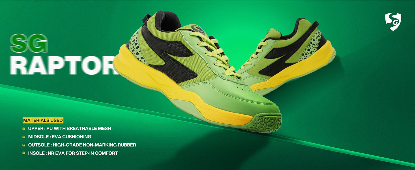 SG RAPTOR Shoes Volt Green/Black
