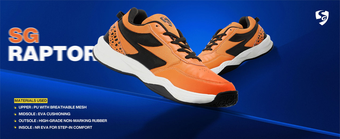 SG RAPTOR Shoes Neon Orange/Black