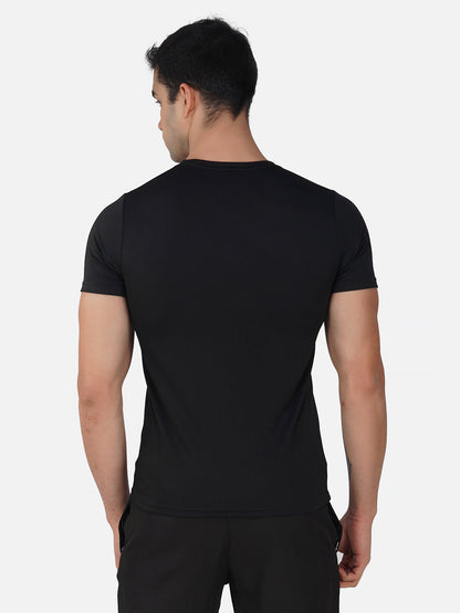 SG Round Neck Regular Comfort Fit T-Shirt For Mens & Boys, Red Paprika, Olive Green & Jet Black | Ideal for Trail Running, Fitness & Training, Jogging, Gym Wear & Fashion Wear