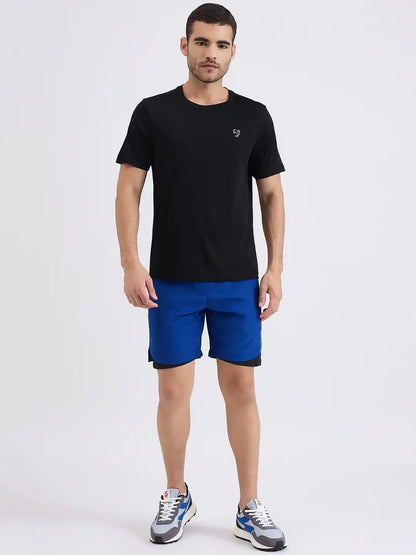 SG H1MT83682 Men Black T-Shirt