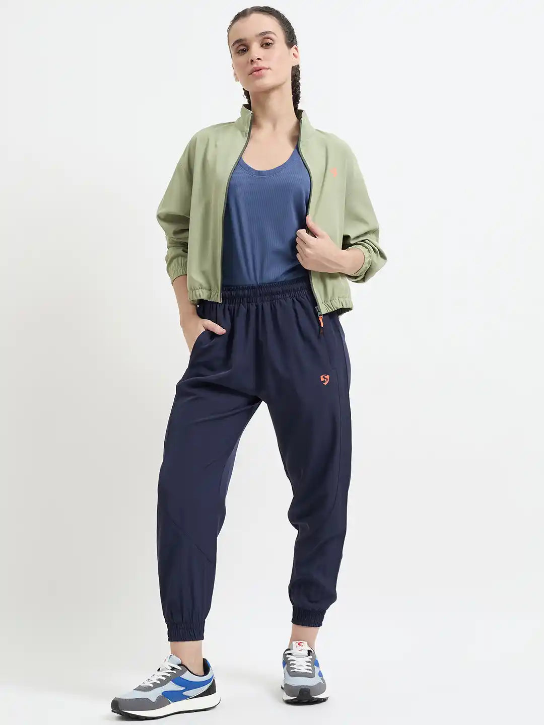 SG H2WTS83552 Women Sage/Navy Tracksuit