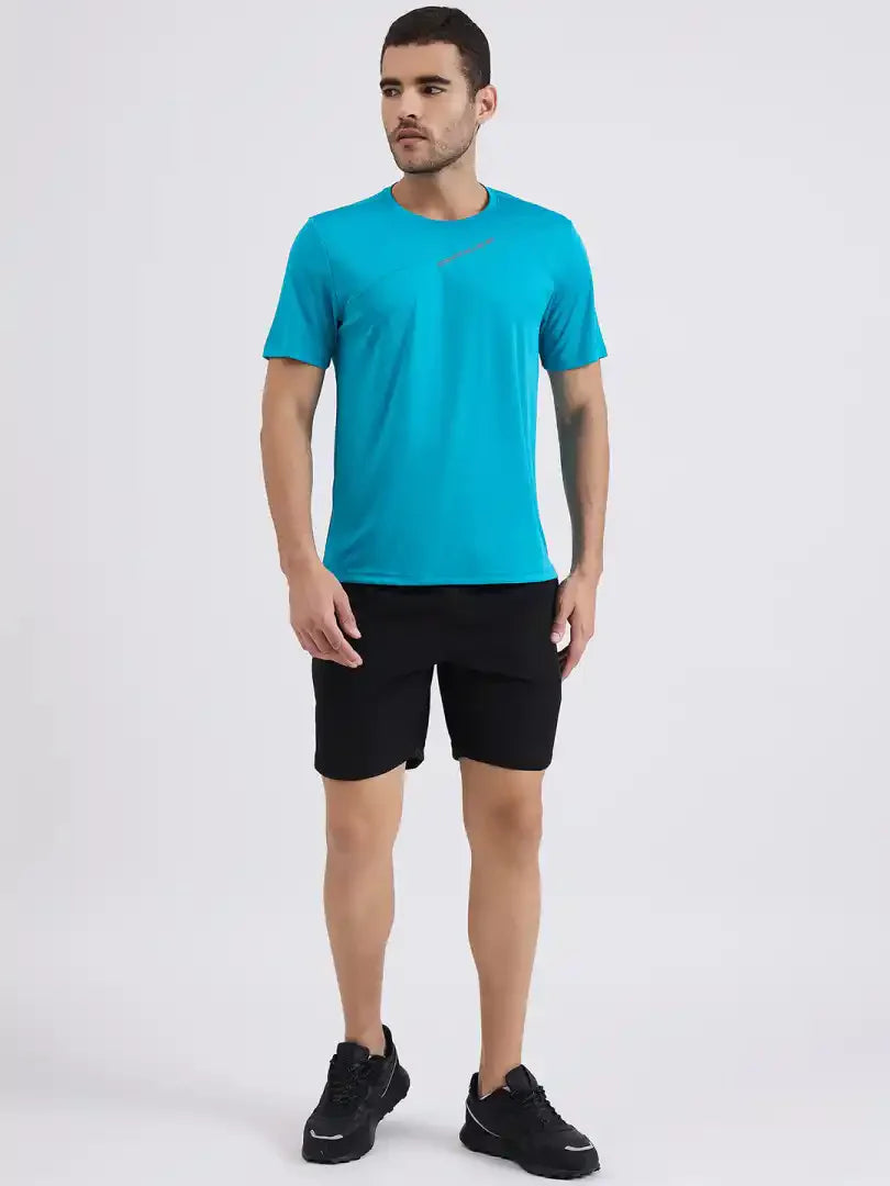 SG H1MT83751 Men Turquoise T-Shirt