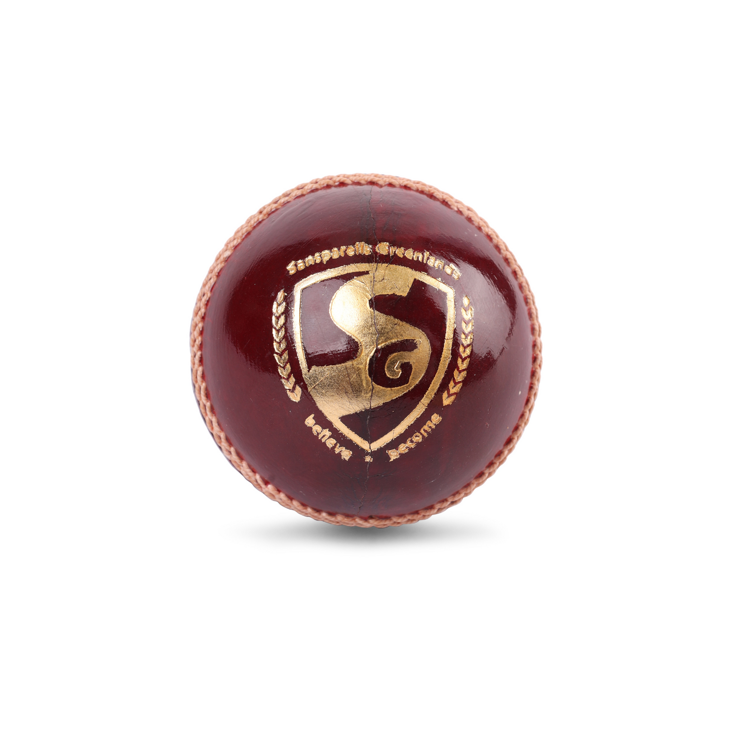 SG Club Red Cricket Leather Ball (Pack of 2)