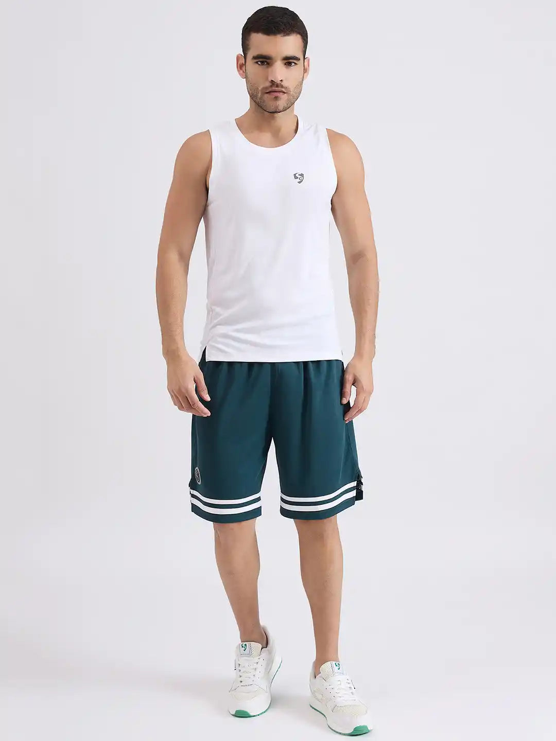 SG H2MS83973 Men Forest Green Shorts