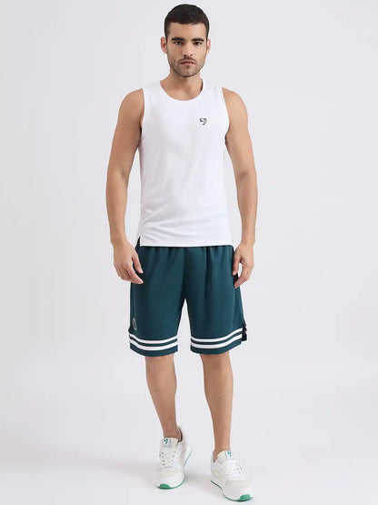 SG H2MS83973 Men Forest Green Shorts