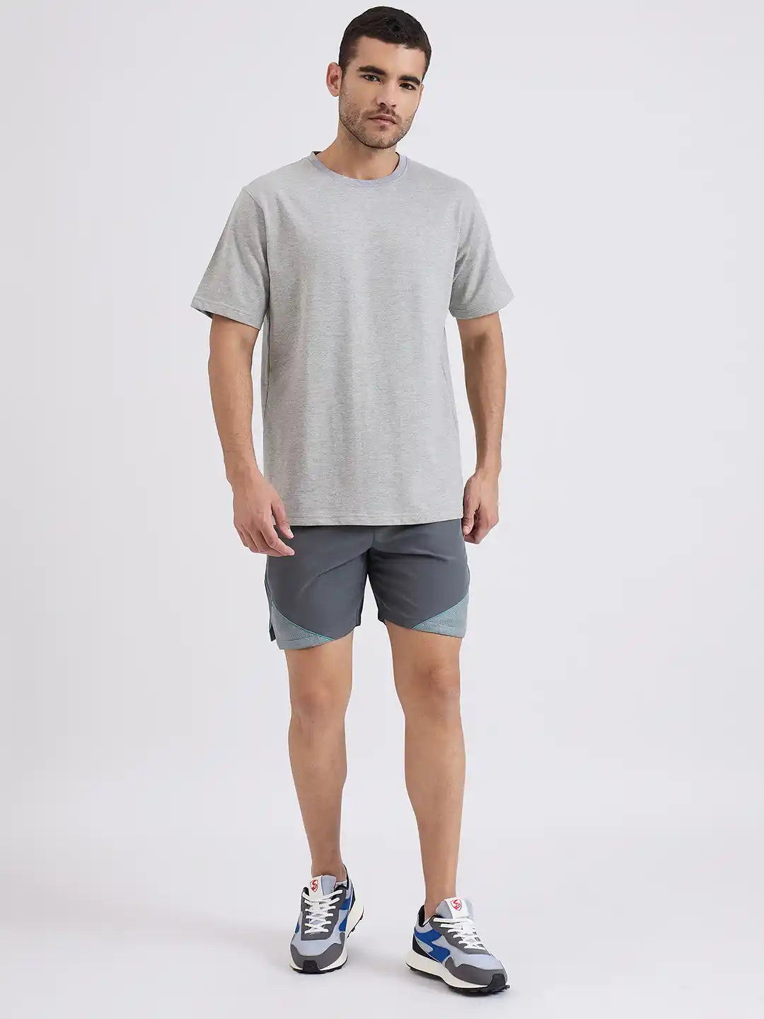 SG H2MS83932 Men Grey Shorts