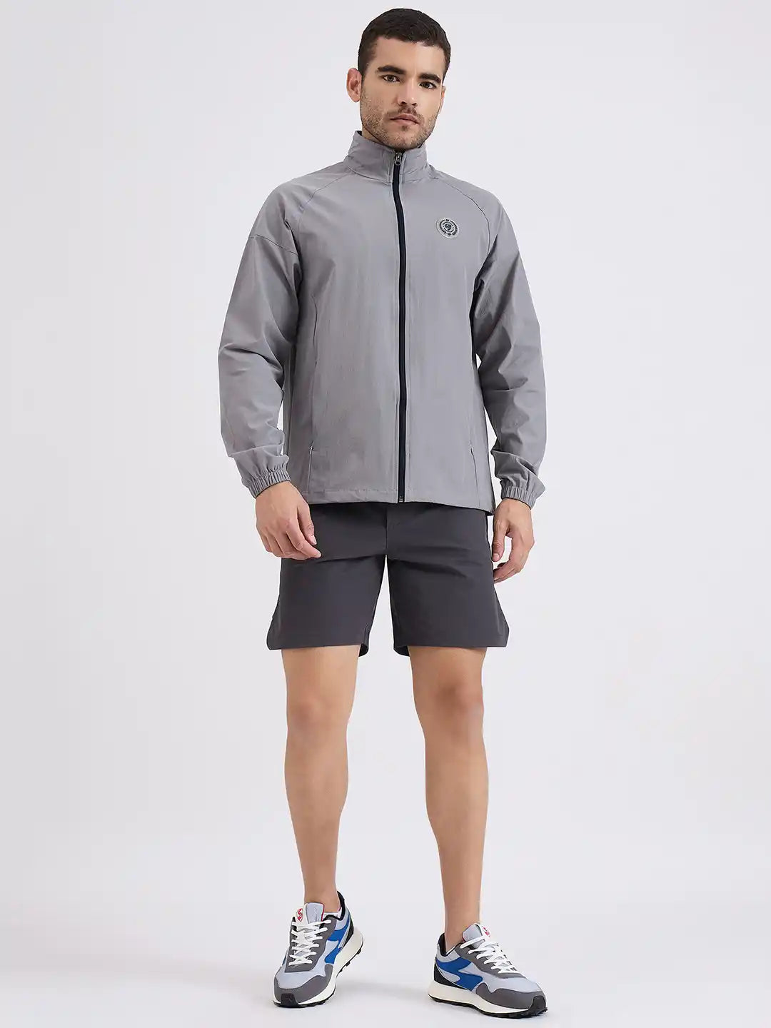 SG H1MJ84051 Men Light Grey Jacket