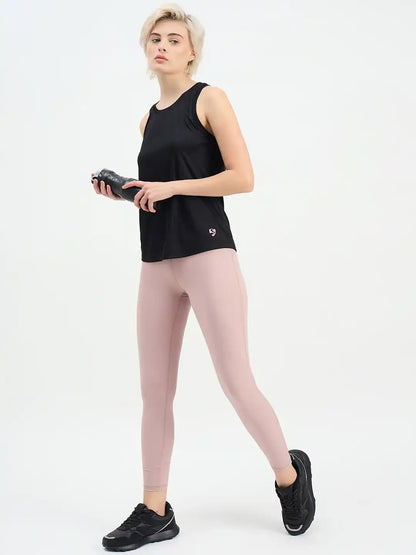 SG H1WV83011 Women Black T-Vest