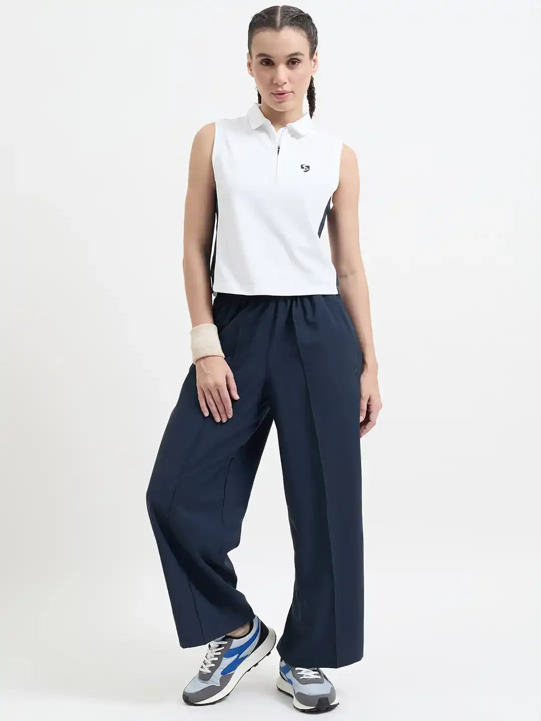 SG H2WTP83432 Women Navy Track Pant