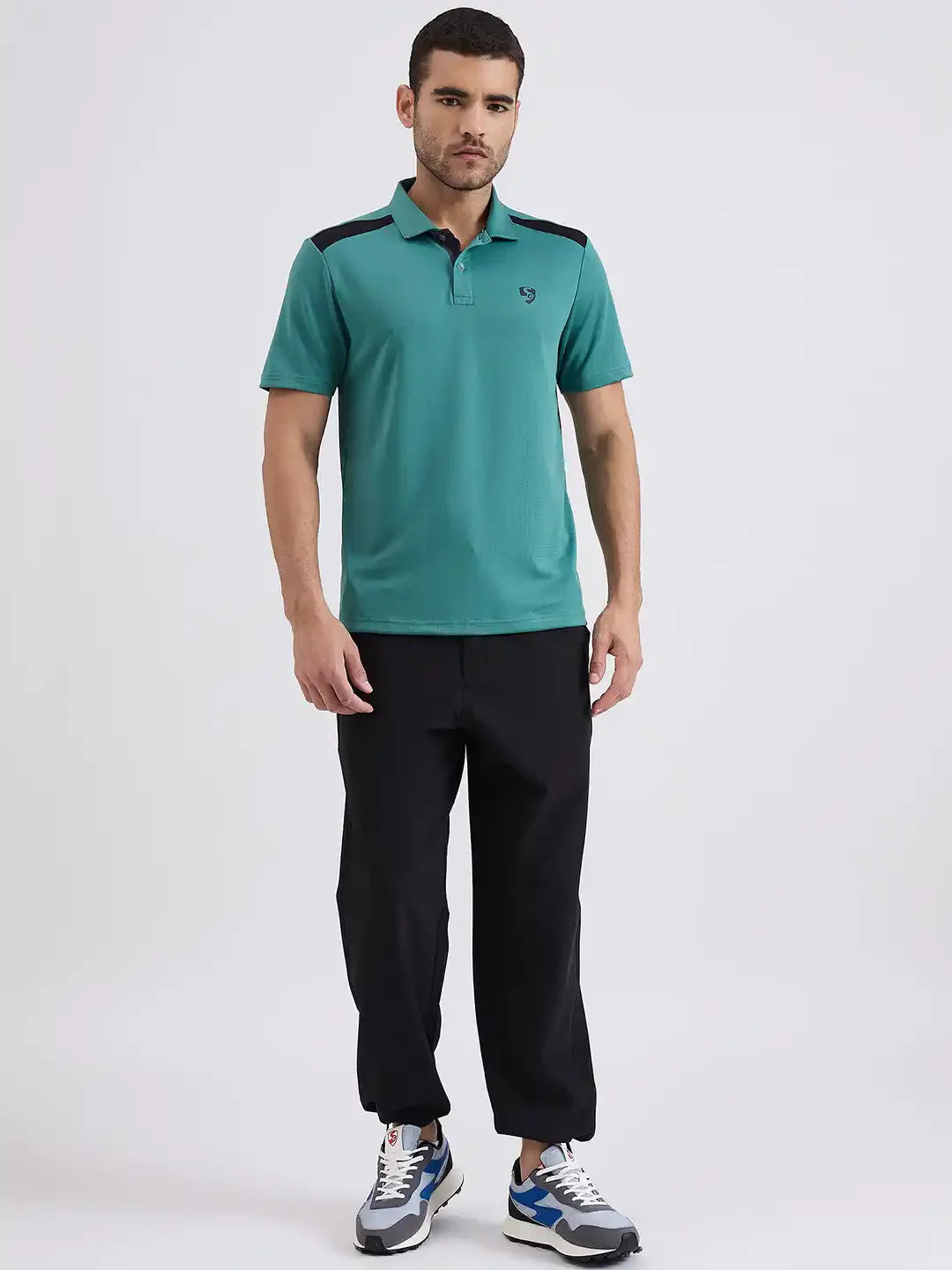 SG H1MTP84121 Men Black Track Pant