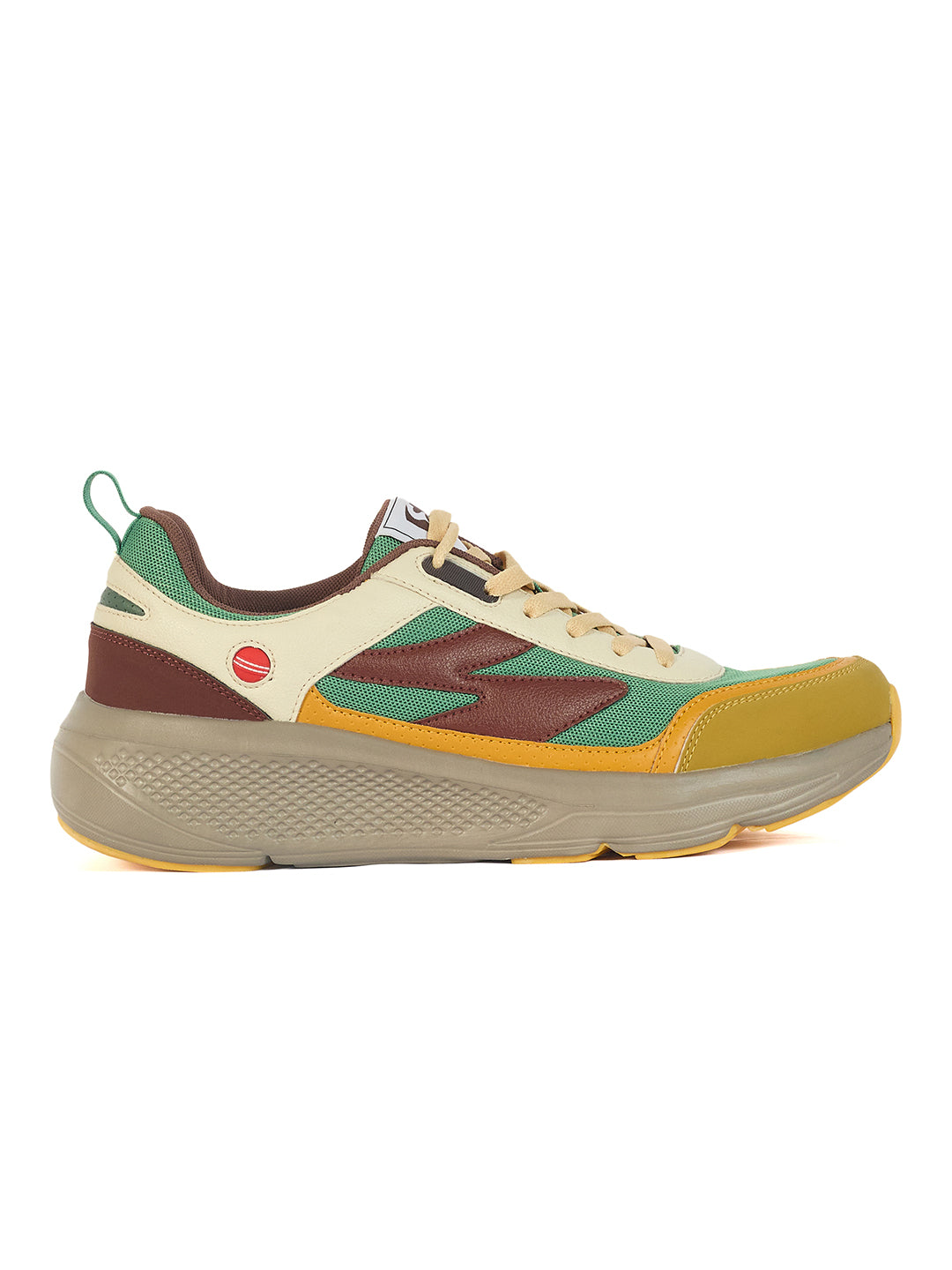SG ARENA Lifestyle Shoes - Yellow/Green/Red