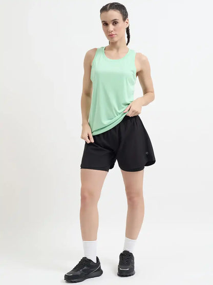 SG H2WS83282 Women Black Shorts